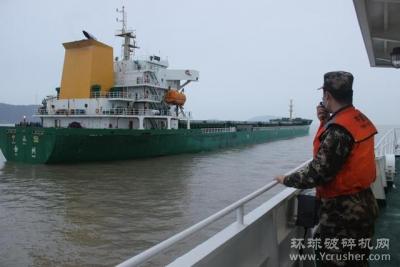 台州海警查获一起非法运输海砂案 查扣海砂3万余吨！