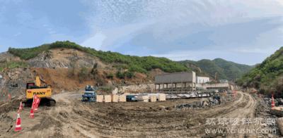 埃里斯克成套破碎筛分设备发货诸暨某时产1700吨石灰石矿地综合开发利用项目现场！