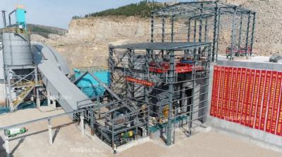 鑫金山承建鑫厦建材年产300万吨砂石同出生产线EPC项目试机成功，投产在即！