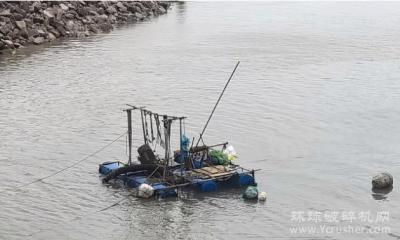 福州海警巧用无人机破非法采矿案 查扣海砂5000余吨