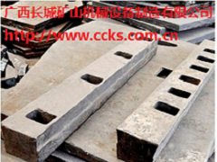 高锰钢耐磨边板/高锰钢耐磨衬板产品图片