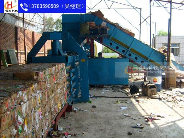 乌鲁木齐液压废旧纸箱压块机厂家产品图片