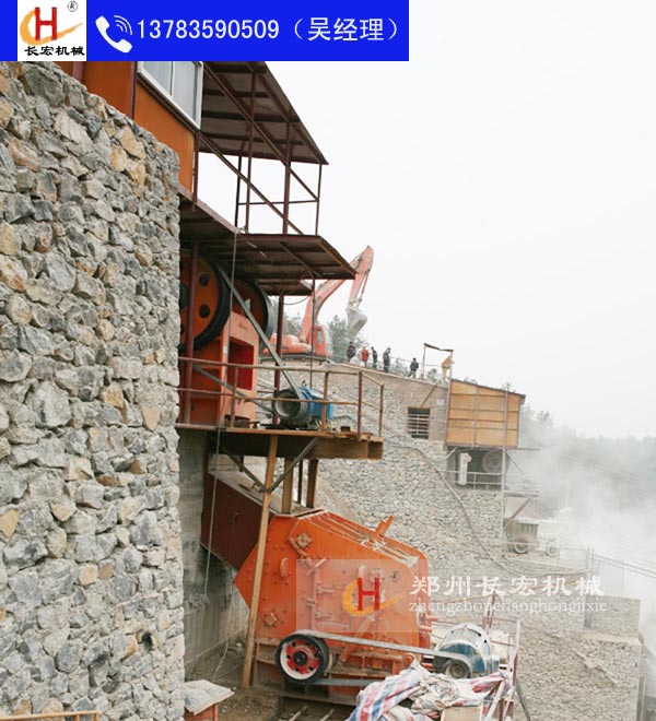 广安新一代磕石制砂机生产线配置