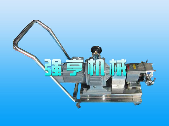 新疆强亨移动式不锈钢转子泵设计合理经久耐