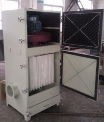 振打扁布袋抽屉式移动集尘机产品图片