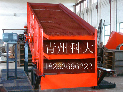 水洗振动筛，砂石分离设备，矿用振动筛科大产品图片
