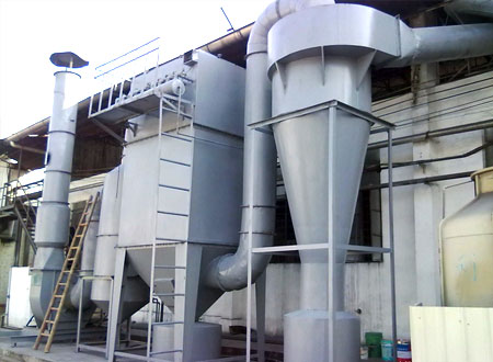 DZW93型低压喷吹脉冲袋式除尘器工作原理