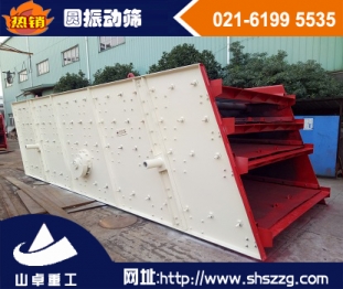 专业设计圆振动筛  圆振动筛使用说明-上海山卓产品图片