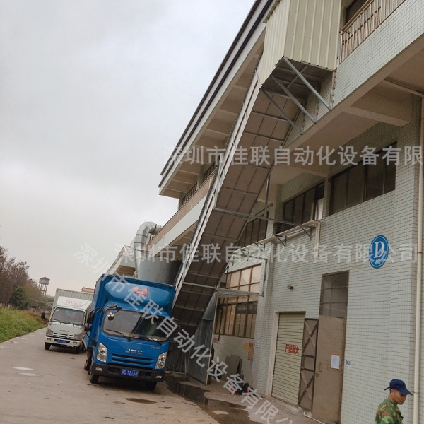 仓库出货滑梯室外物流货物滑梯自动化传输带