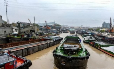 江苏昆山将取缔108家非法内河港口码头，有序纳规38家