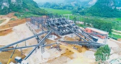 广西南宁大型环保采石场生产线即将投产，年产近500万吨