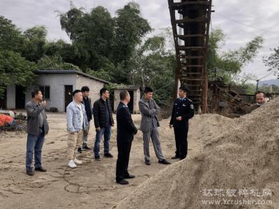 江州区多部门联合开展河道采砂监察工作 