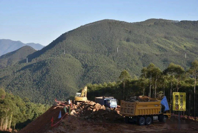 年产碎石1000万吨，福能机制砂项目加紧建设中