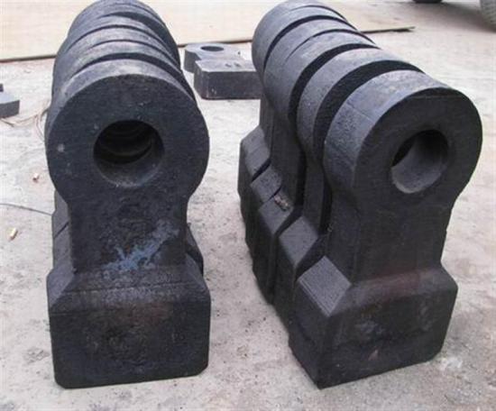供应双合金复合锤头耐磨性质量是高锰钢的3－6倍