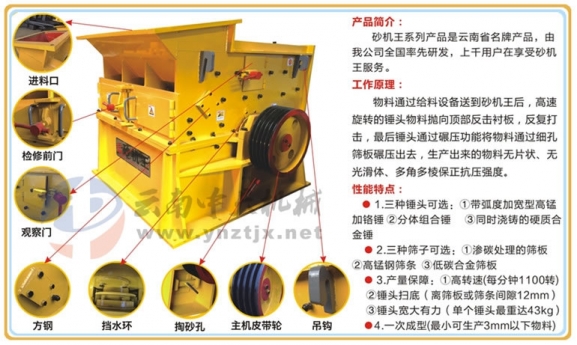 ZFC80型新款二合一破碎机制砂机