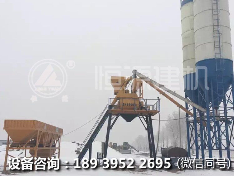宁安市小型砼搅拌站设备价格 恒源产品图片