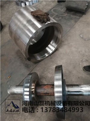 赣州2PG400*250小型对辊破碎机高锰钢耐磨辊皮配件