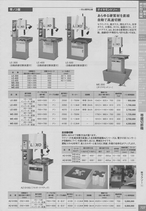 ラクソ-（株）LUXO带锯切断机