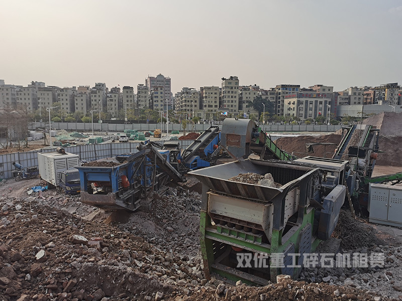 福建厦门移动式破碎站年消纳建筑垃圾100万吨