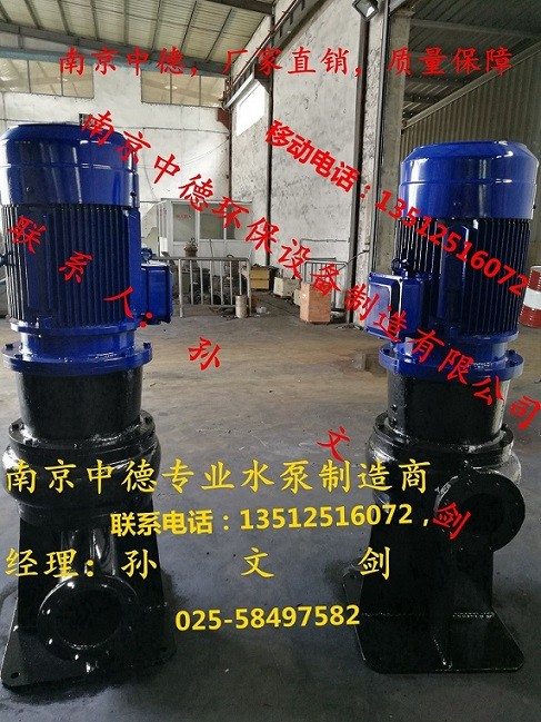 南京中德长期提供WL立式排污泵，立式吸砂泵，杂质泵，泥浆泵等。产品图片