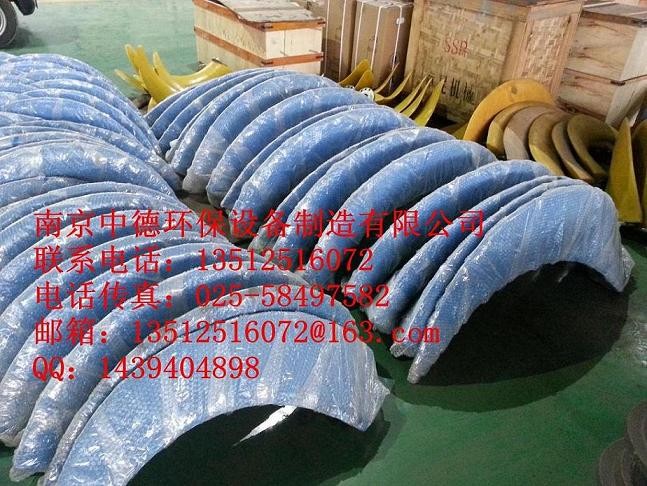 大量供应南京中德潜水推流器桨叶，聚氨酯、玻璃钢材质叶片，1100MM——2500MM