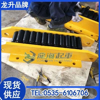 中铁载重滚轮小车带支腿解决卡槽问题龙海起重工具20年经验