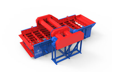 双轴水平振动筛砂石筛分骨料分级筛选