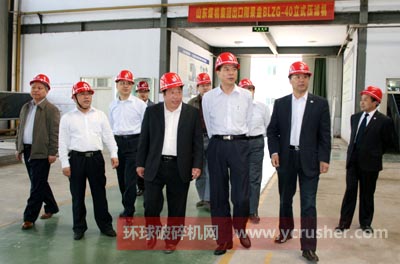 山东省煤炭工业局局长乔乃琛到山东煤机集团检查指导工作