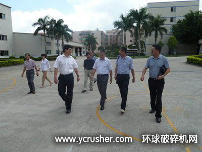 中国砂石协会韩继先秘书长一行走访厦门艾思欧标准砂有限公司