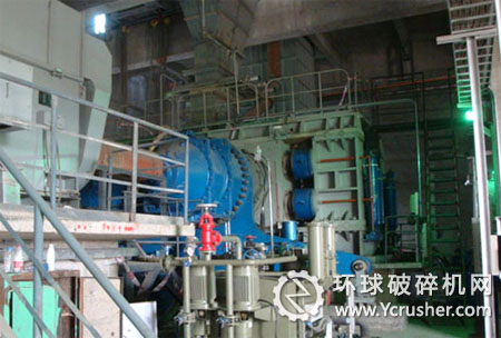 应用于克州青松6000t/d熟料生产线水泥粉磨的HFCG180-160型辊压机