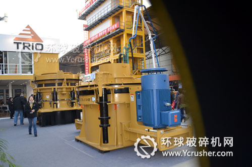 TRIO 2012上海宝马展液压圆锥破碎机设备