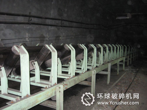 图片1：高寿命高密封托辊在金岭水泥带式输送机上的应用