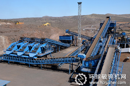 广西有色集团南非锰矿项目新选矿生产线现场